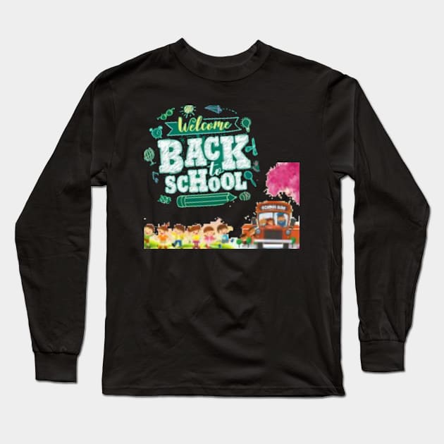 Back to school Long Sleeve T-Shirt by Jumana2017